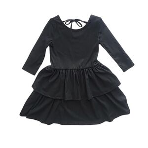 Epic Dress Black Tiered Dress For Little Girl Size 5